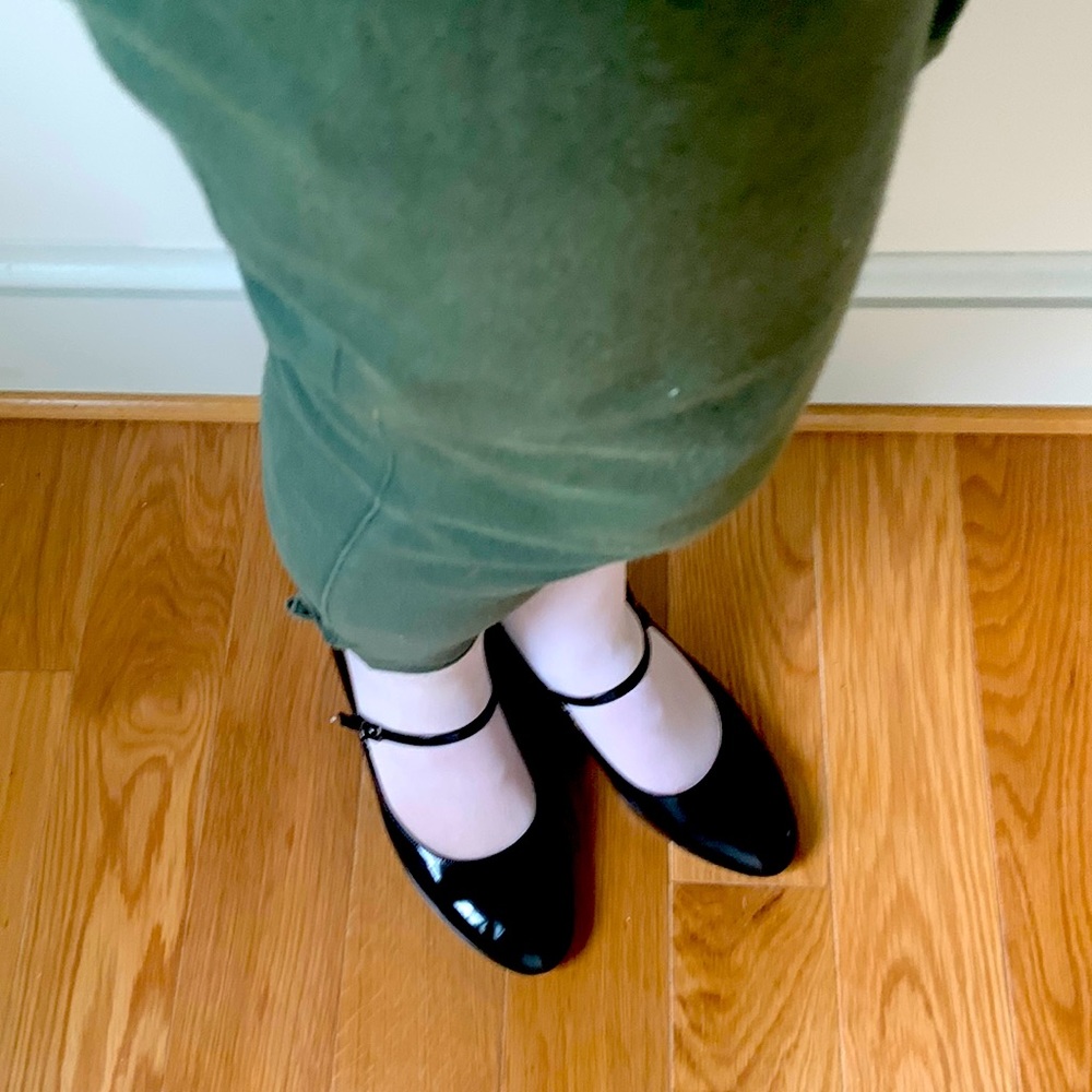 I love these 3 strap mary janes, but I had to take off two of the straps.
